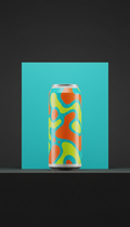 Electric Aqua high-caffeine can