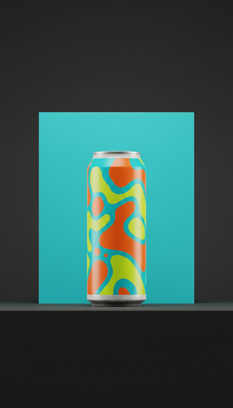 Electric Aqua high-caffeine can