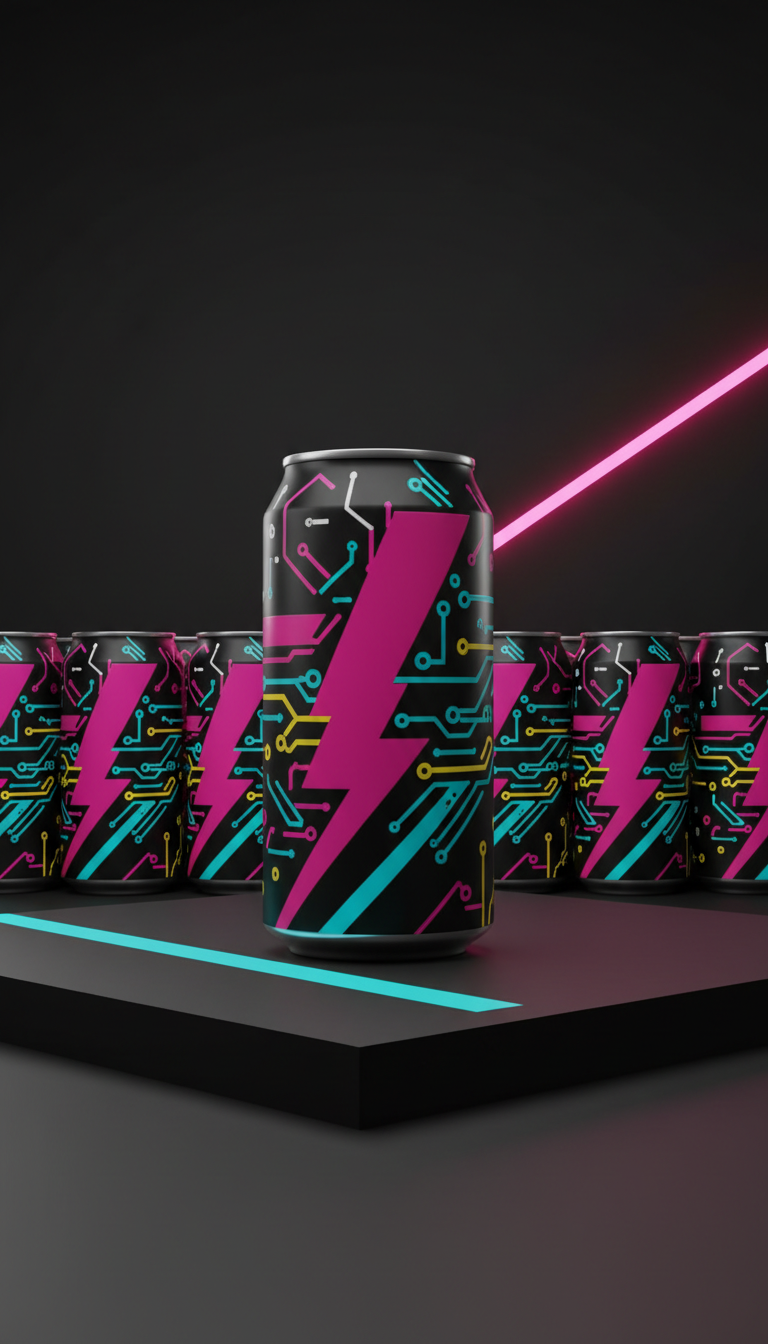 Zero Sugar Energy Drink Can